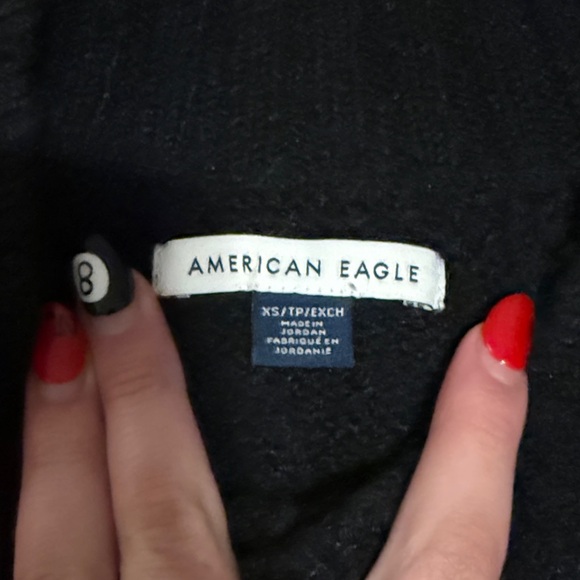 American Eagle Outfitters Black Cable Knit Sweater - Picture 2 of 3